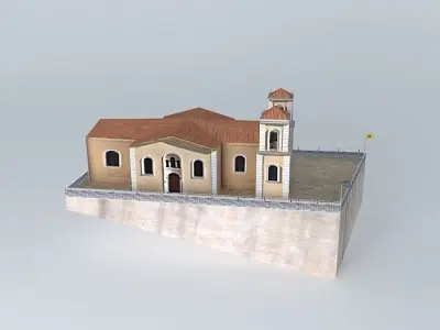 Church HOLY TRINITY-OVER CITY KYPARISSIA Free 3D model