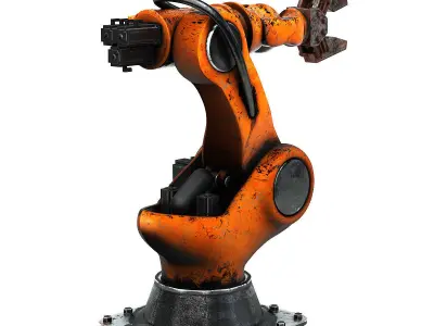 Aged Industrial Robot 3D model