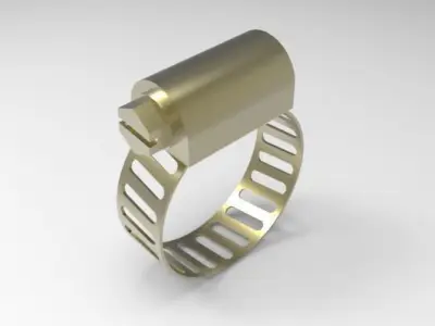 Hose Clamp Free 3D model