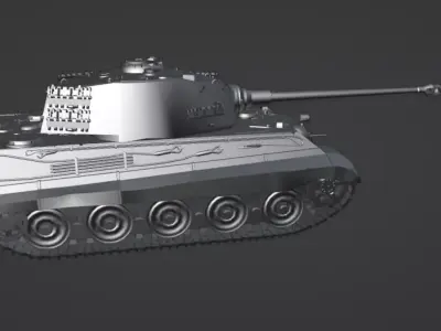 The heavy tank  3D model