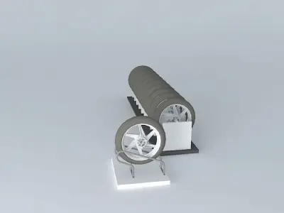 Expositor tires Free 3D model