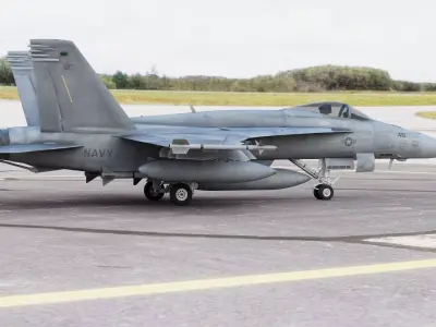 Boeing Super Hornet FA-18E Single Seat 3D model