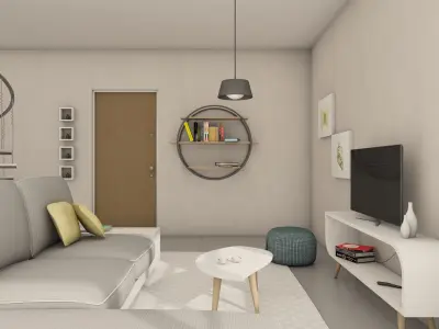 House Interior 1 - Two Storey 3D model