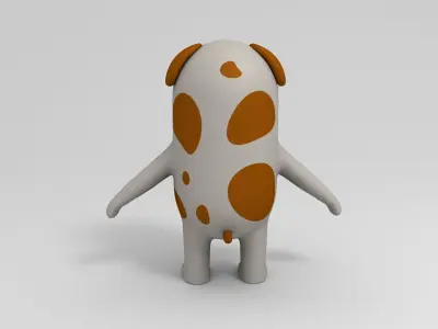 Cartoon Dog 3D model get