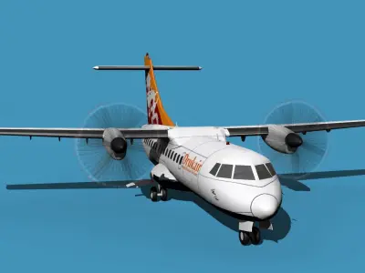 ATR-42-320 Drukair 3D model