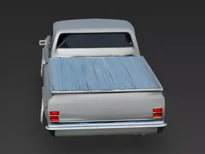 Low-Profile Legend Custom Pickup 3D Model Low-poly 3D model