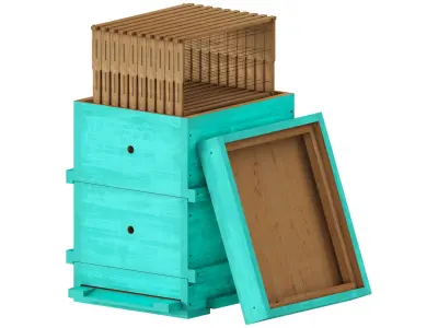 Beehive combination 3D model