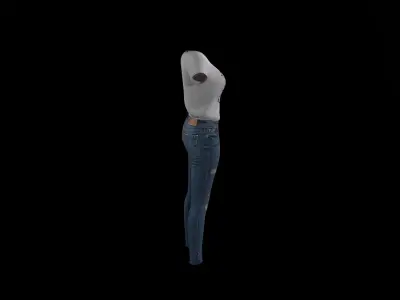 coat cloth Low-poly 3D model
