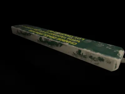 C4 Brick Low-poly 3D model