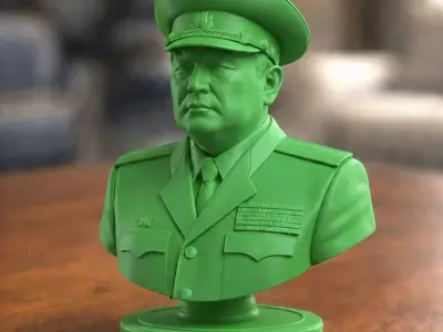 North Korea Vice Marshal Ri Yong-gil Chess Piece 3D print model