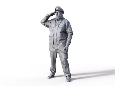 figure marine ship model 3D print model