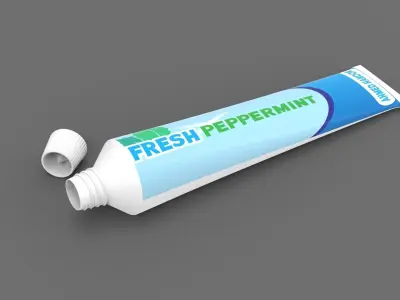 collapsible tube 3D model