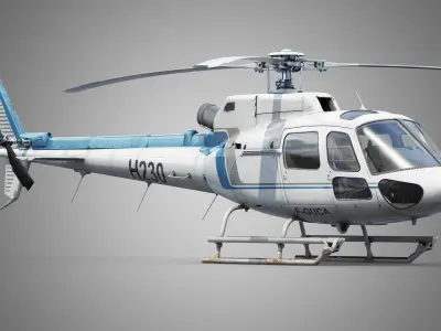 Eurocopter H125 Private 3D model