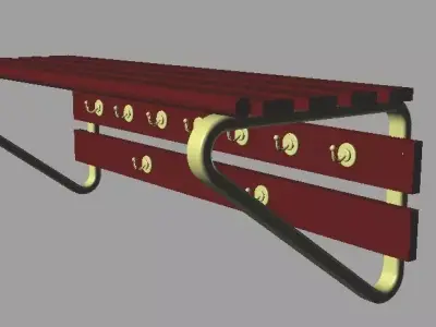 Model Clothes tree shoe 3D model