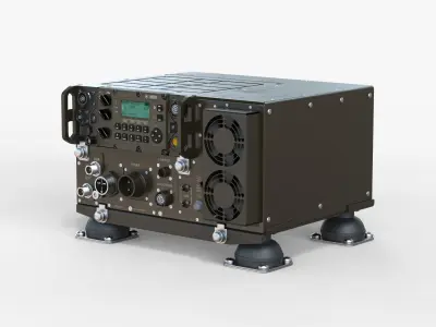 RS VT3050C VHF-UHF Tactical Radio 3D model