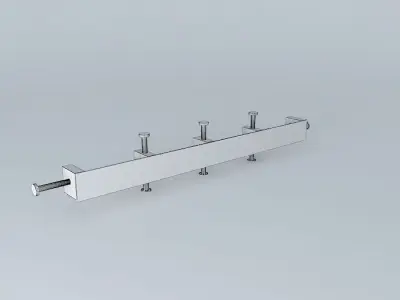 Laminating clamp 3D model