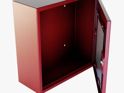 Fire Hose Reel Box 3D model