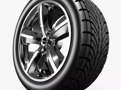 wheel 3D model by 3DModelingCorp