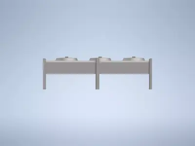 Condenser Low-poly 3D model