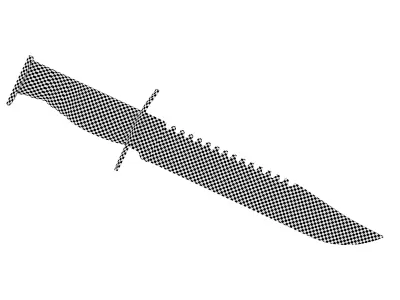 battle knife v5 3D model