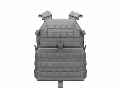 Military Bulletproof Plate Carrier Vest LBT 6094 - High Poly 3D model