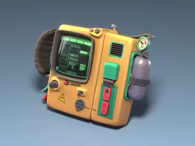 Anomaly analyzer MA24 Low-poly 3D model