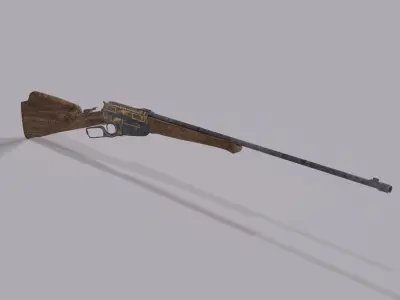 Winchester rifle 3D model