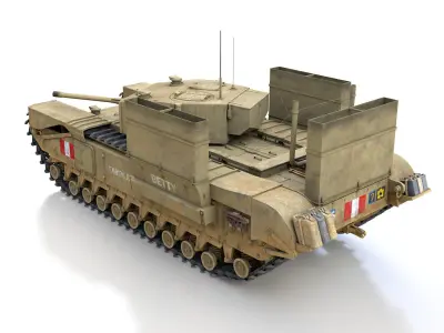 Churchill MK III - Betty 3D model