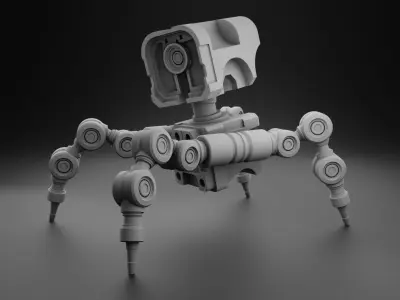 Robot tank 3D Print model 3D print model