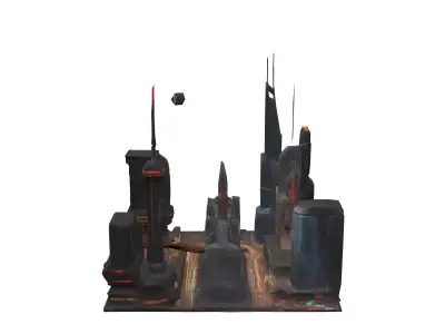 SciFi Art 3D model