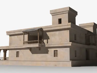 Arab x27 Low-poly 3D model