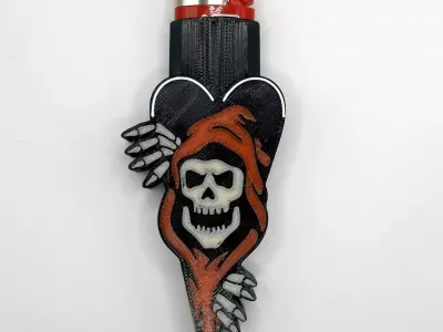 Grim Reaper Lighter Case 3D print model