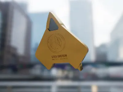 Star Trek Combadge 3D print model