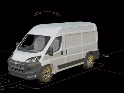 Vauxhall Movano Panel Van 3D model