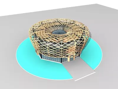 Museum Building 3D model 16
