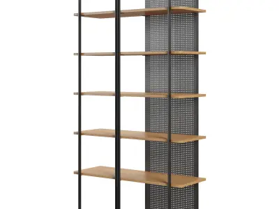Kave Home Nadyria shelves 3D model