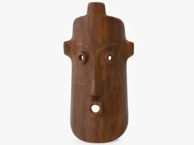  African Congo Mask Wood 