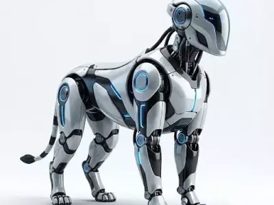 Robot dog 3d model Ai 3D model