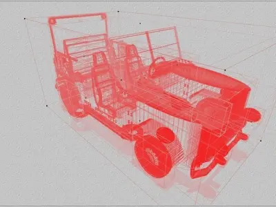 Toy Jeep Car Bryce 7 Model 3D model