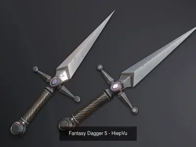 Fantasy Knife - Big Collection 3D Model Pack