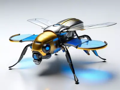 SciFi Robotic Insect Drone 3D model