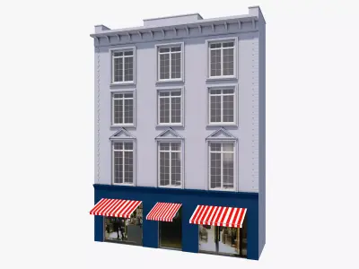 European building 6 3D model