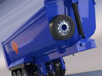 Tipper Semitrailer 3D model
