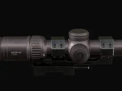 Sniper Scope Low-poly 3D model
