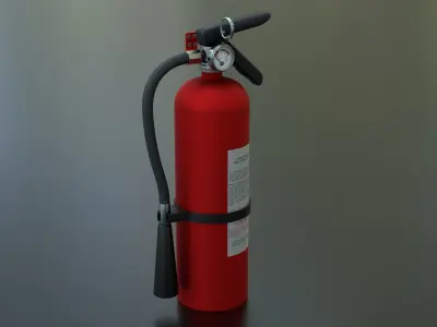 Fire Extinguisher Low-poly 3D model 26