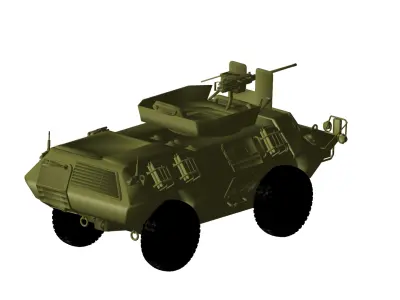 Armored Security Vehicle 3D model