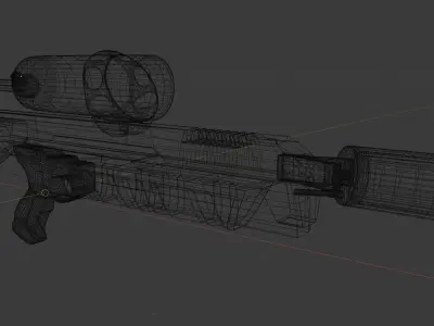 The Boring Company - Not A Flamethrower Low-poly 3D model