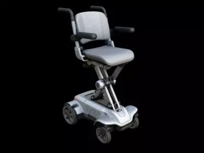 Electric scooter for the elderly 3D model