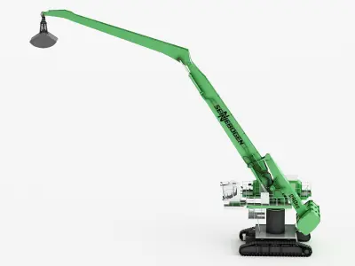 SENNEBOGEN 880 EQ Crawler Low-poly 3D model