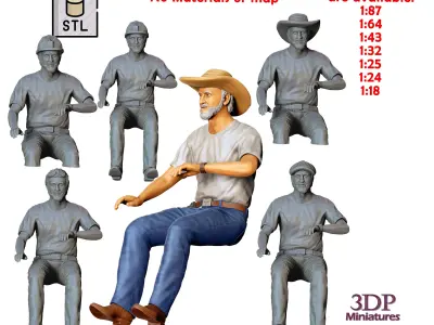 N3 Truck Driver 3D print model